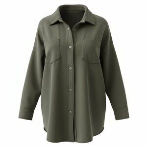 Women’s Mondetta Soft Plush Cozy Moisture-Wicking Snap Button-Up Shirt